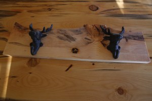 Moose Head Coat Hanger (Double)